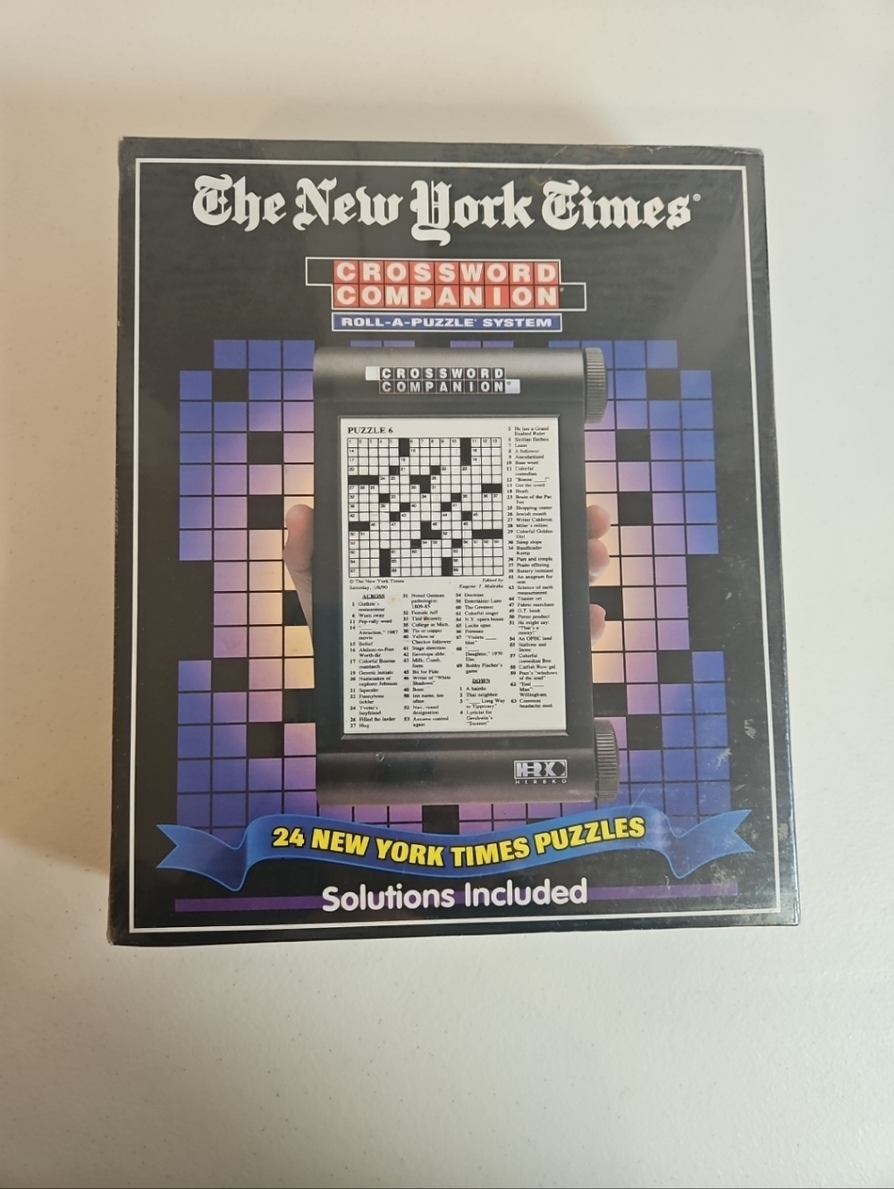 The New York Times Roll A Puzzle System 24 Puzzles Crossword Companion New